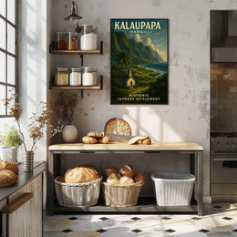 Kalaupapa Historic Leprosy Settlement Poster