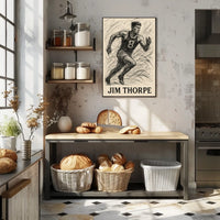 Jim Thorpe Legendary Athlete Poster
