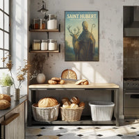Saint Hubert Patron Saint Of Hunters Poster