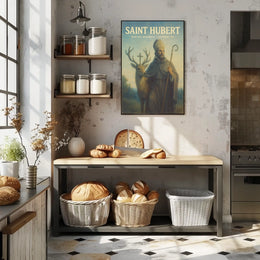 Saint Hubert Patron Saint Of Hunters Poster