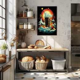 Refreshing Waves Poster