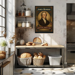 James Monroe 5th President Poster