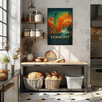 Vermont Nature's Canvas of Seasons Poster