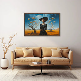 Surreal Desert Scene Elegance: Abstract or Artistic Poster