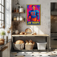 Jim Thorpe Legendary Athlete Poster