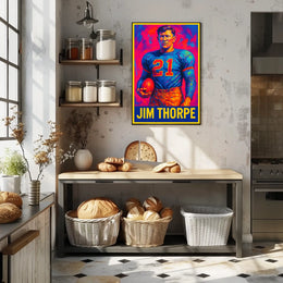 Jim Thorpe Legendary Athlete Poster