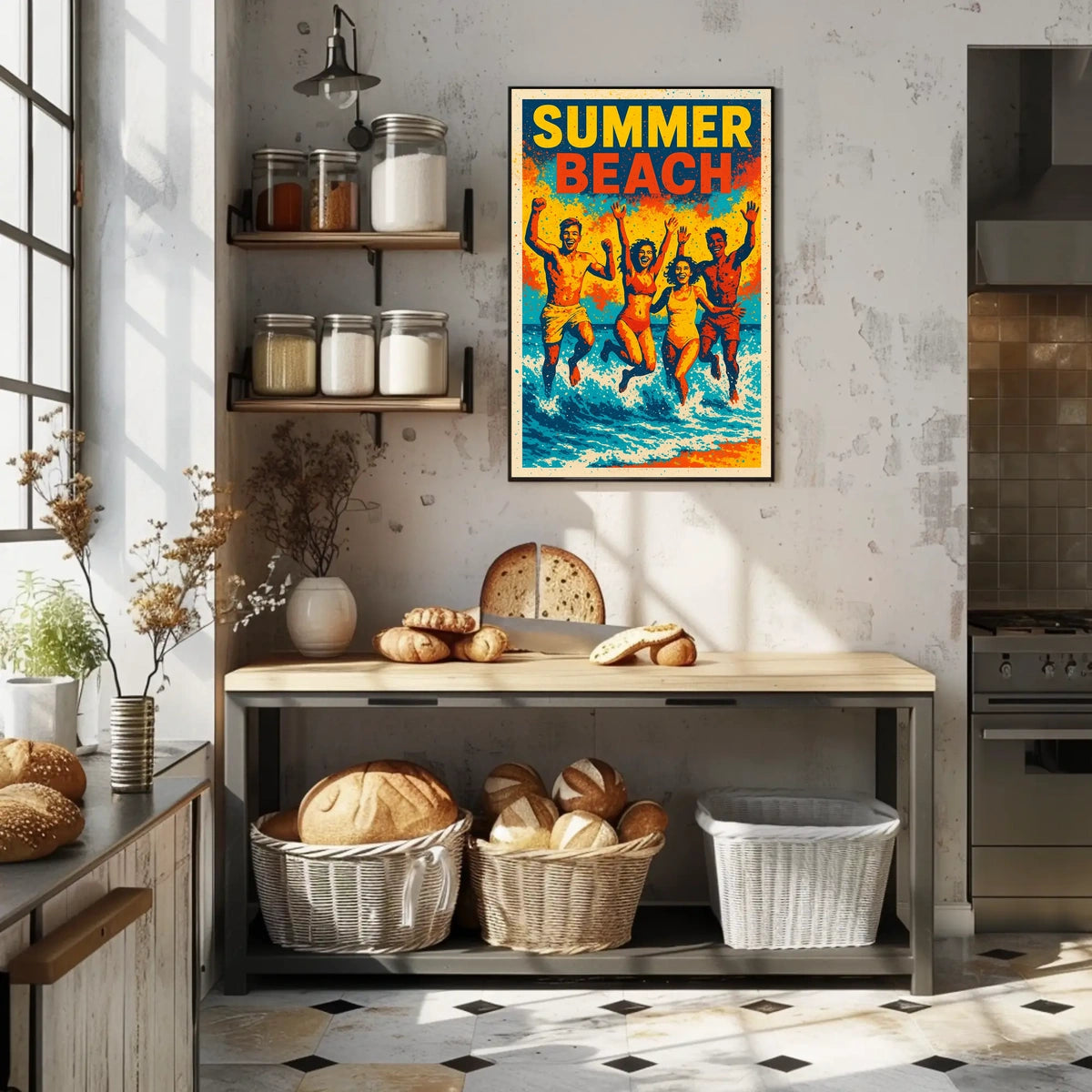 Summer Beach Vibes Poster