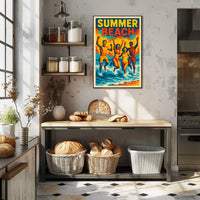 Summer Beach Vibes Poster