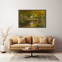 Serene Woodland Stream Poster