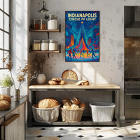 Indianapolis Circle of Light Poster