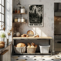 New York City Skyline Poster