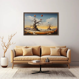 Surreal Landscape with Whimsical Eerie Fantasy Mythology Poster