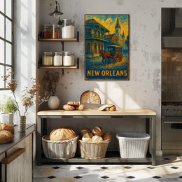 New Orleans A Vibrant Impression Poster