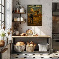 Fort Larned Kansas Frontier Poster