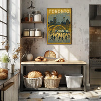 Toronto Winter Scene Poster
