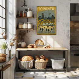 Toronto Winter Scene Poster