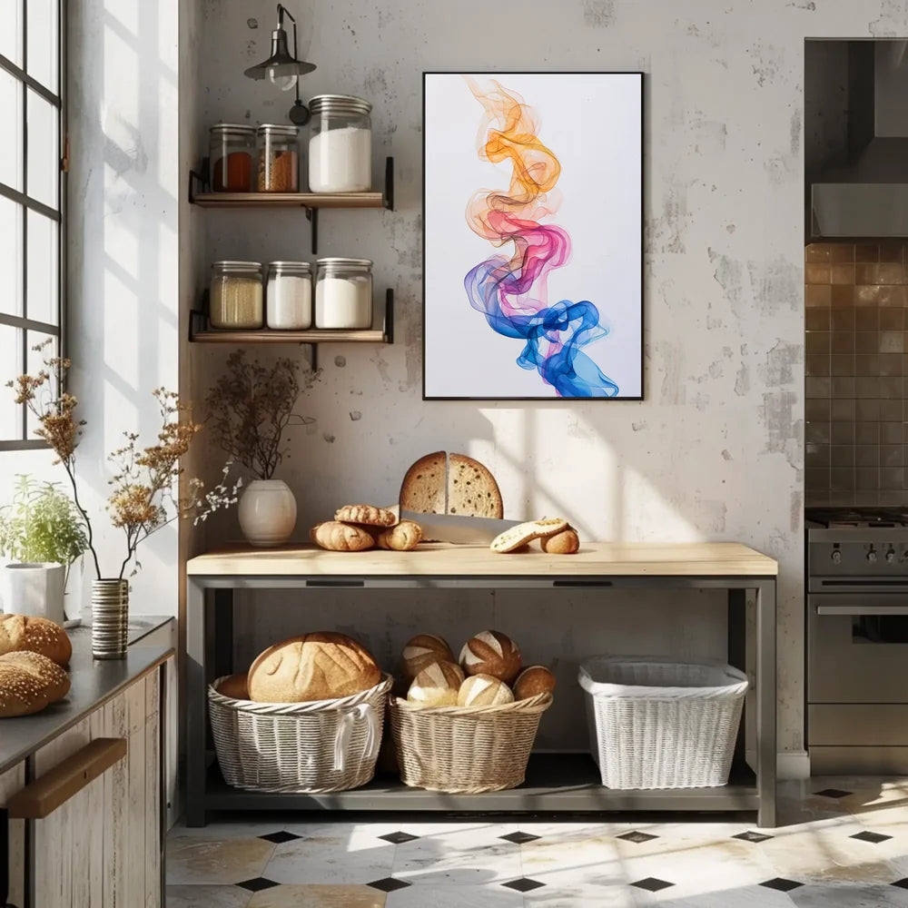 Vintage Era Fashion and Architecture Poster