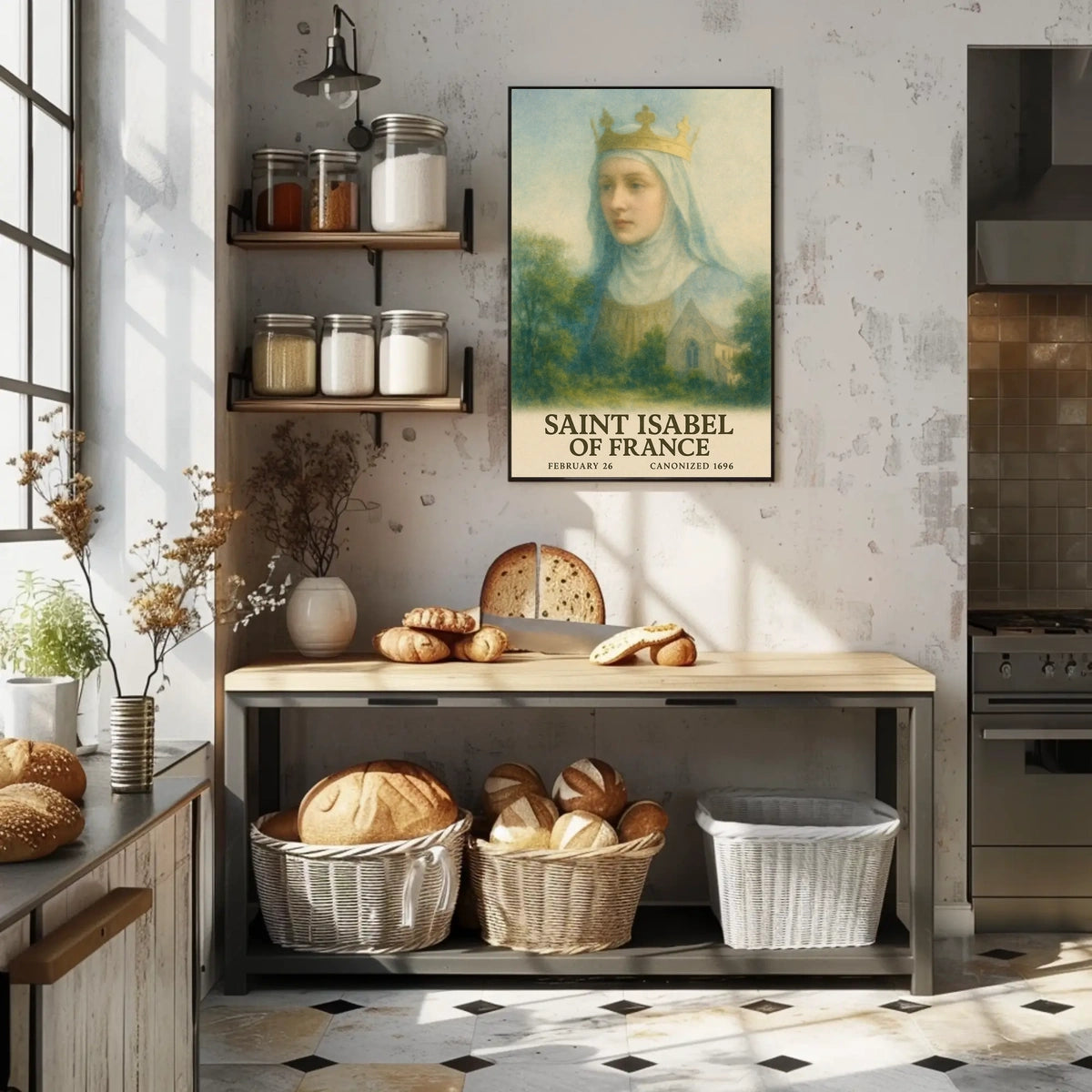 Saint Isabel Of France Poster