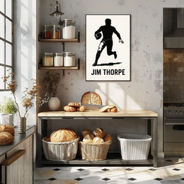 Jim Thorpe Athletic Icon Poster