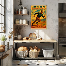 Jim Thorpe Legendary Olympian Cultural Icon Jim Thorpe Poster