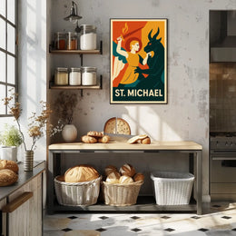 St. Michael Guardian Of Light Poster