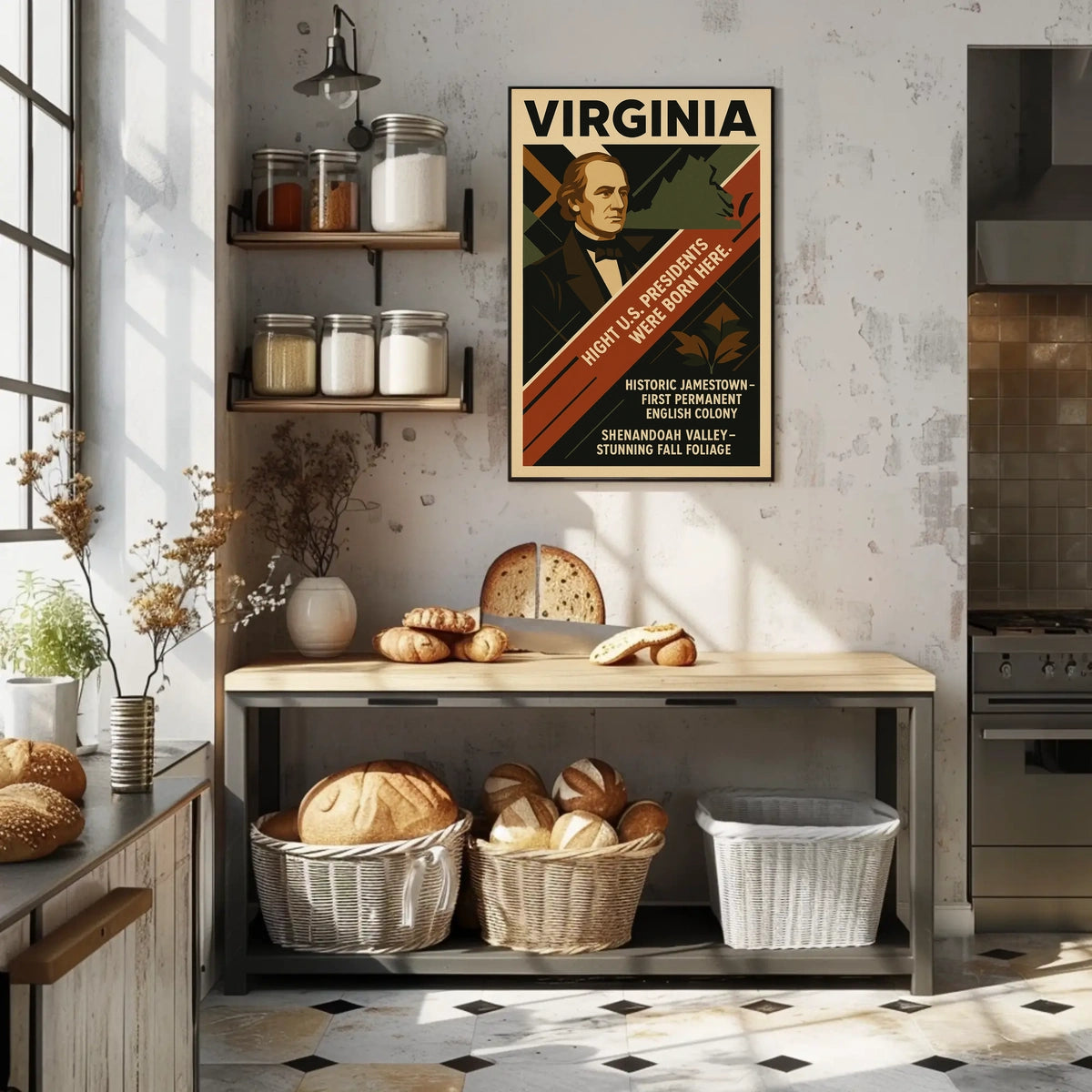 Virginia Birthplace Of U.S. Presidents Poster