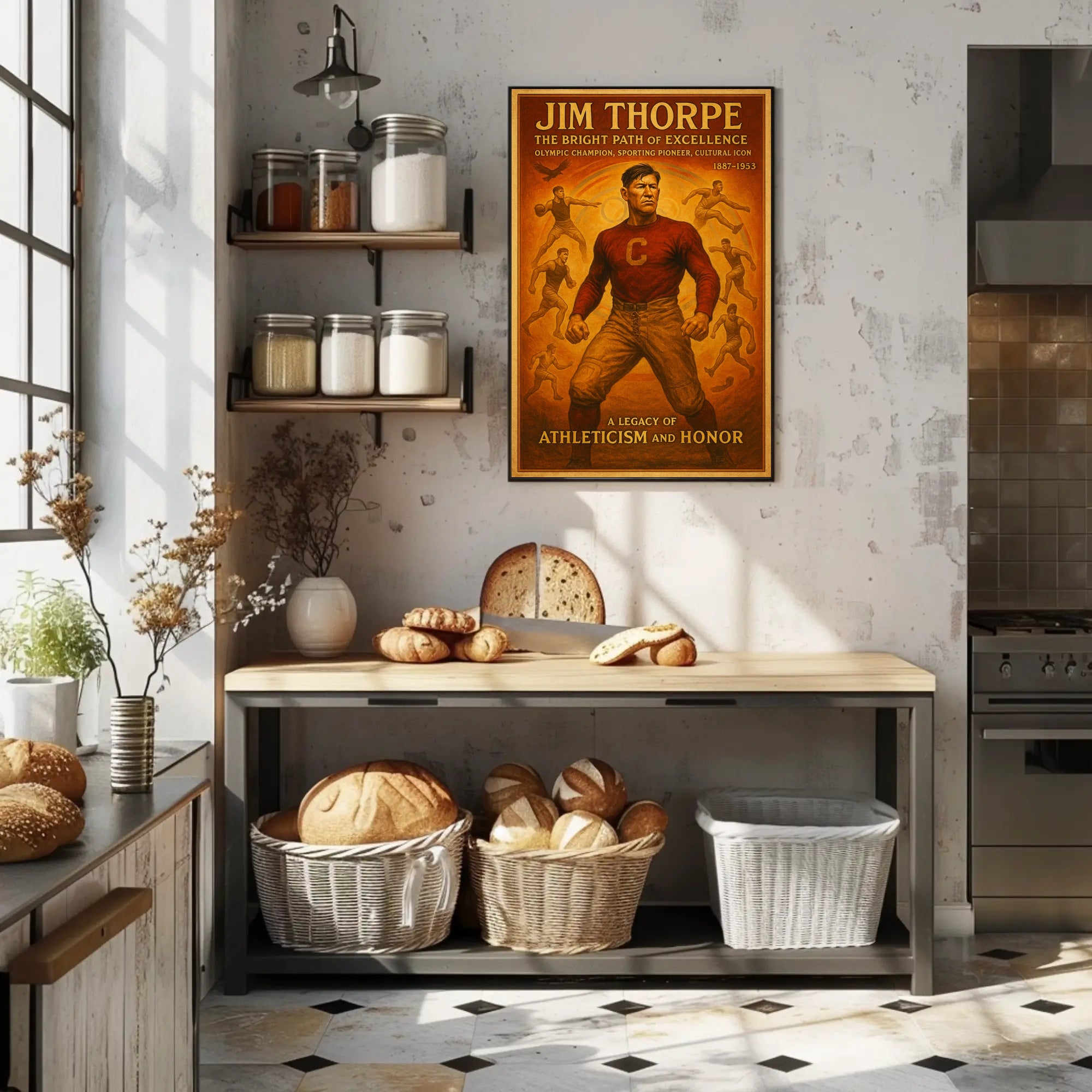 Jim Thorpe: A Legacy of Athleticism and Honor Poster