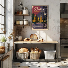 Explore Boston Poster