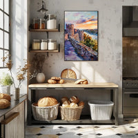 Serbia Belgrade Kalemegdan Fortress River View Poster