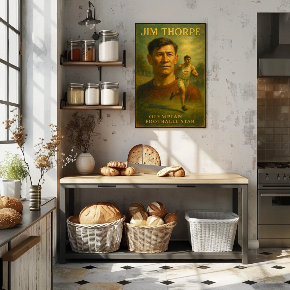 Legendary Athlete Tribute Poster