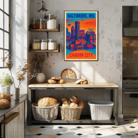 Baltimore, MD Charm City Poster
