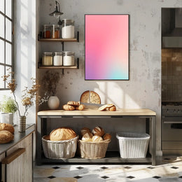 Vibrant Gradient Art Poster