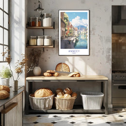 Scenic View of Annecy Poster PosterGoat