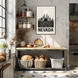 Nevada Urban Meets Desert Poster