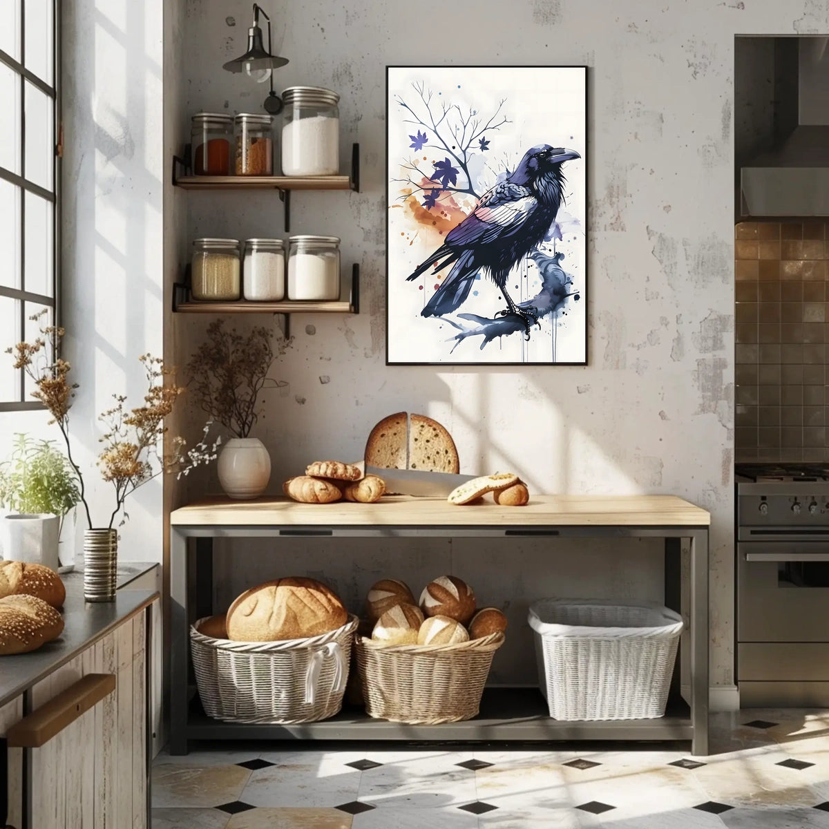 The Majestic Raven Poster