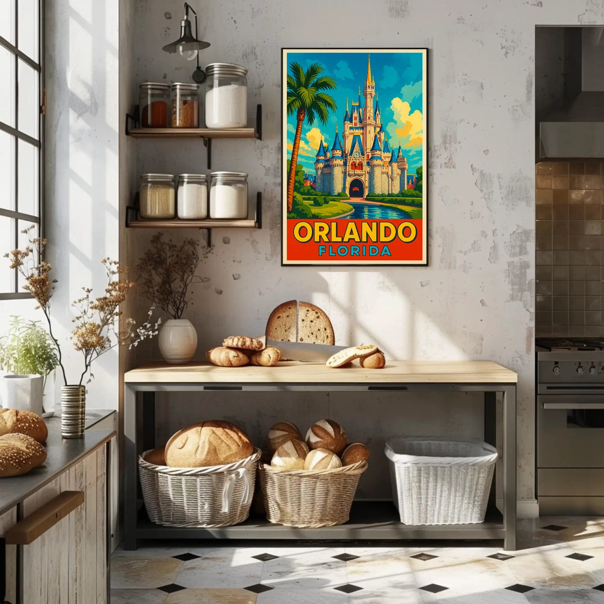 Orlando, Florida Enchanted Destination Poster