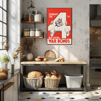 Celebrate the 4th with War Bonds Poster PosterGoat