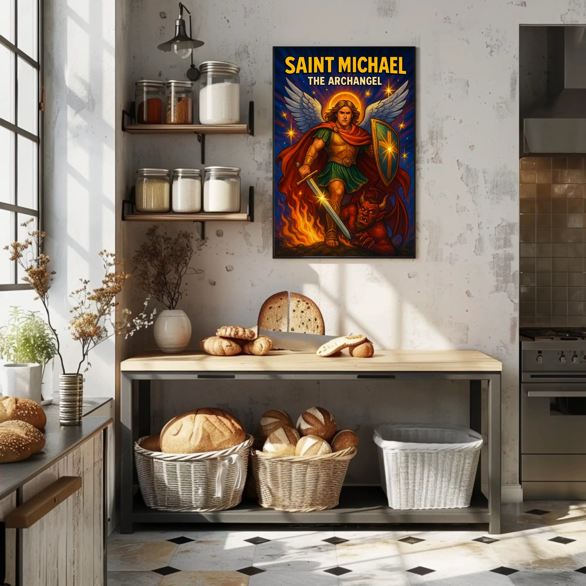 Saint Michael the Archangel Poster PosterGoat