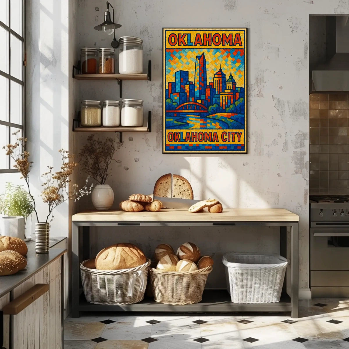 Oklahoma City Skyline Poster