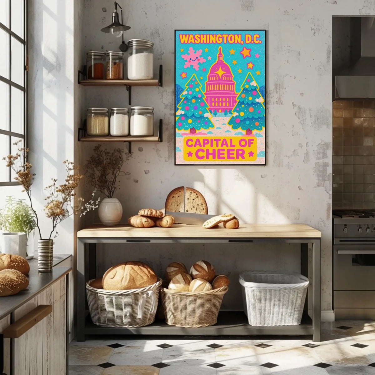 Washington, D.C. Capital of Cheer Poster