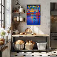 Burlington Lake Champlain Lights Poster
