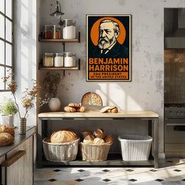Benjamin Harrison 23rd President Poster