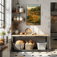 Queen Victoria Market Melbourne Poster