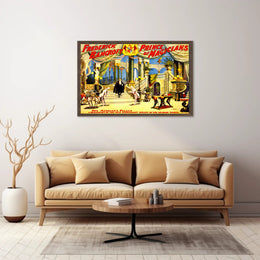 Magic Show Extravaganza: Opulent Prince Magicians Cultural Poster