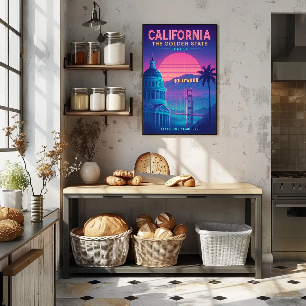 California The Golden State Poster