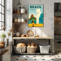 Christ the Redeemer Over Rio Poster