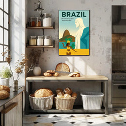 Christ the Redeemer Over Rio Poster