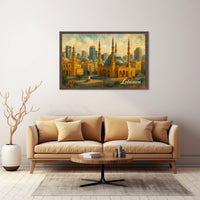 Beiruts Architectural Harmony Poster