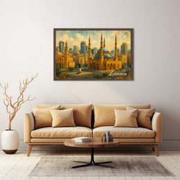 Beiruts Architectural Harmony Poster