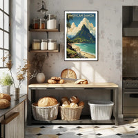 American Samoa National Park Travel Poster Print